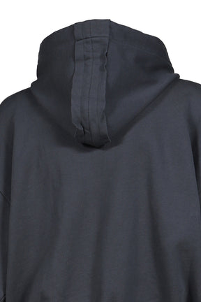 WASHED CHAOS HOODIE / BLK