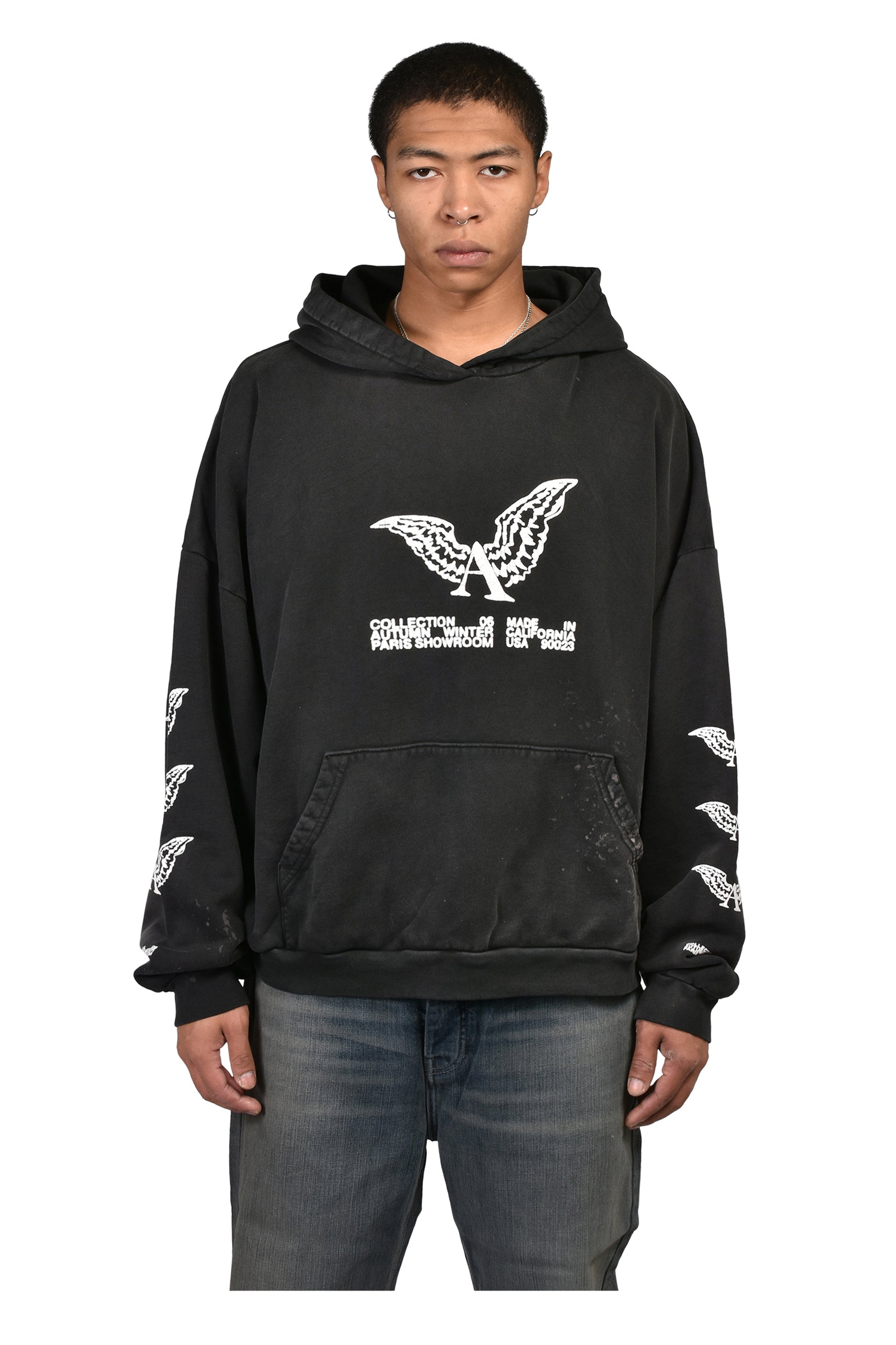 SHOWROOM HOODIE / VINTAGE BLK