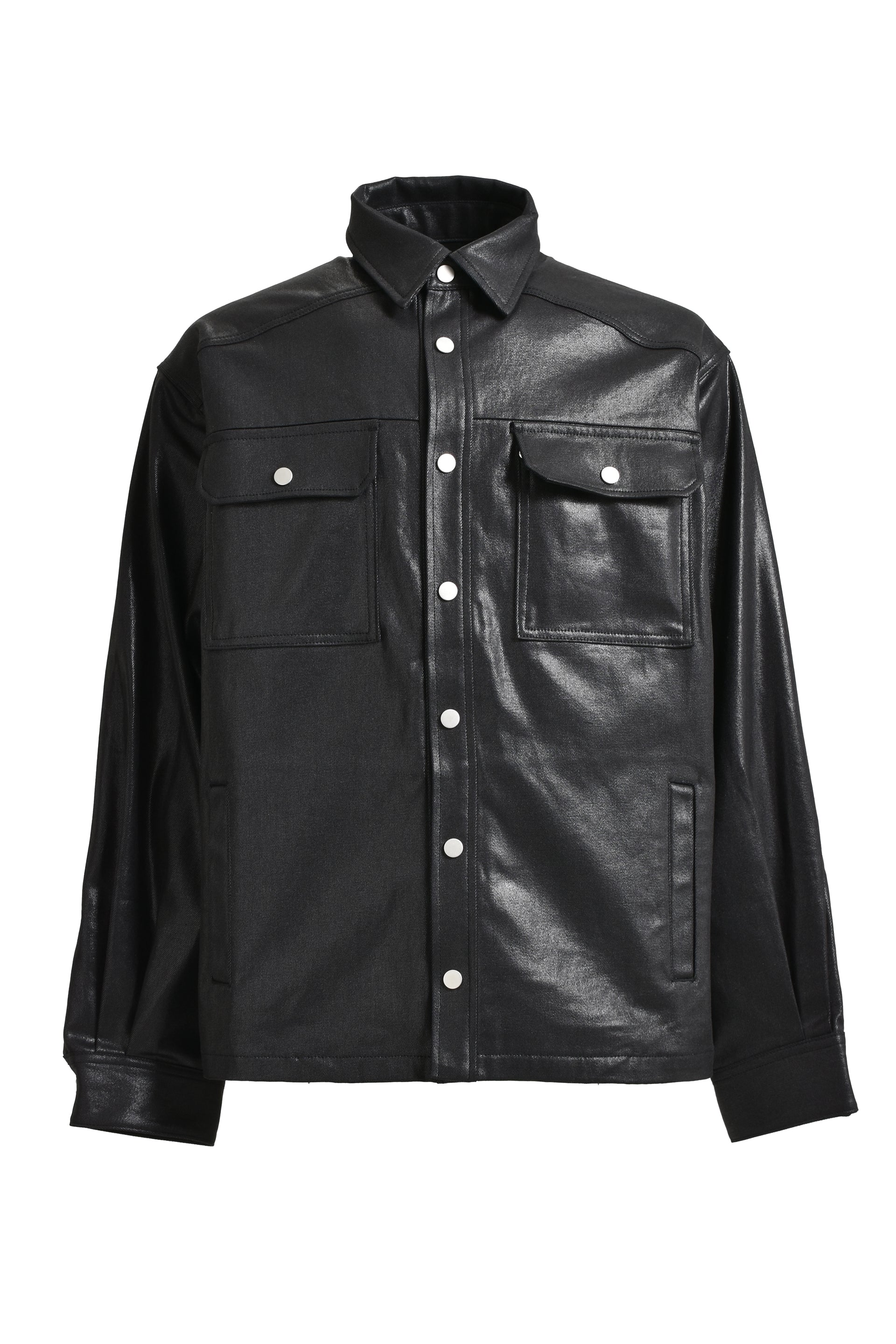 BREATH COATING SHIRT JACKET / BLK