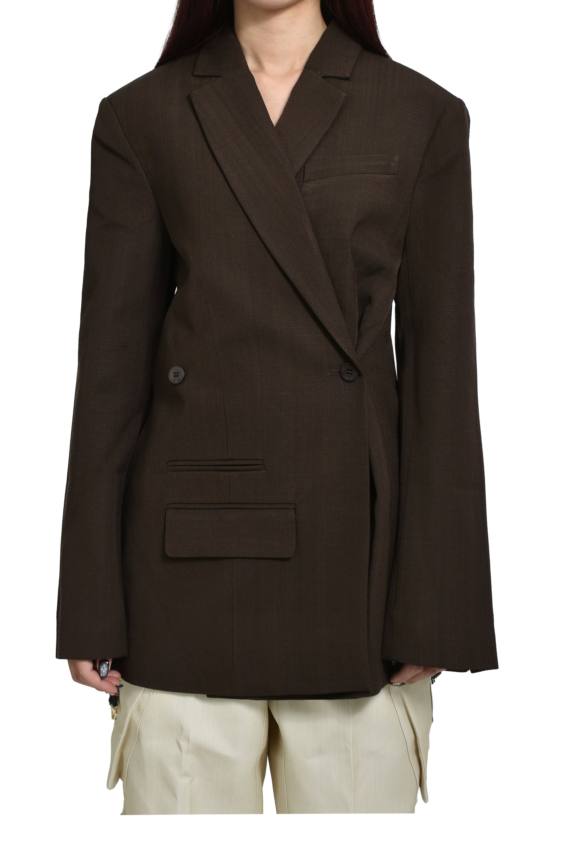 jacquemus　ジャックムス　バルーン　ジャケット　34　ブラウンB3133 ブラウン（茶色）系 JACQUEMUS(ジャックムス) ジャケット