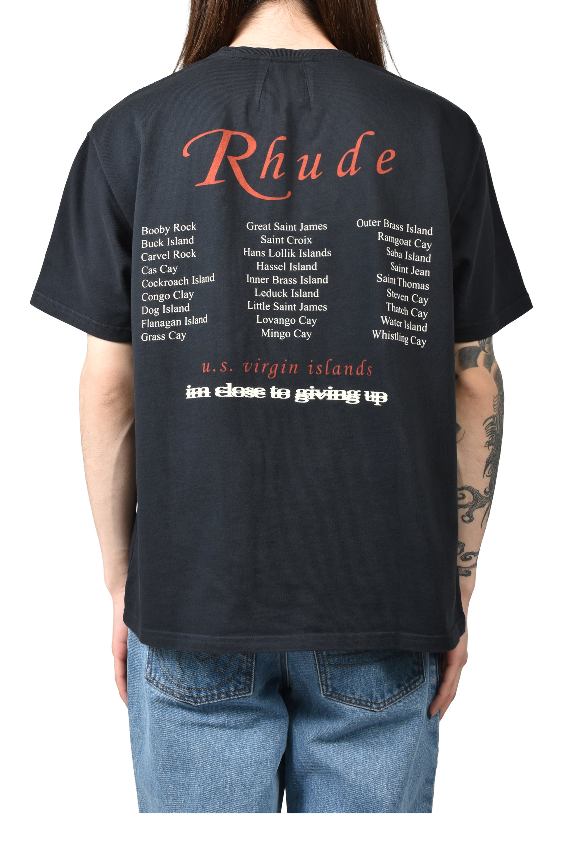 USVI REGATTA TOUR TEE / VTG BLK