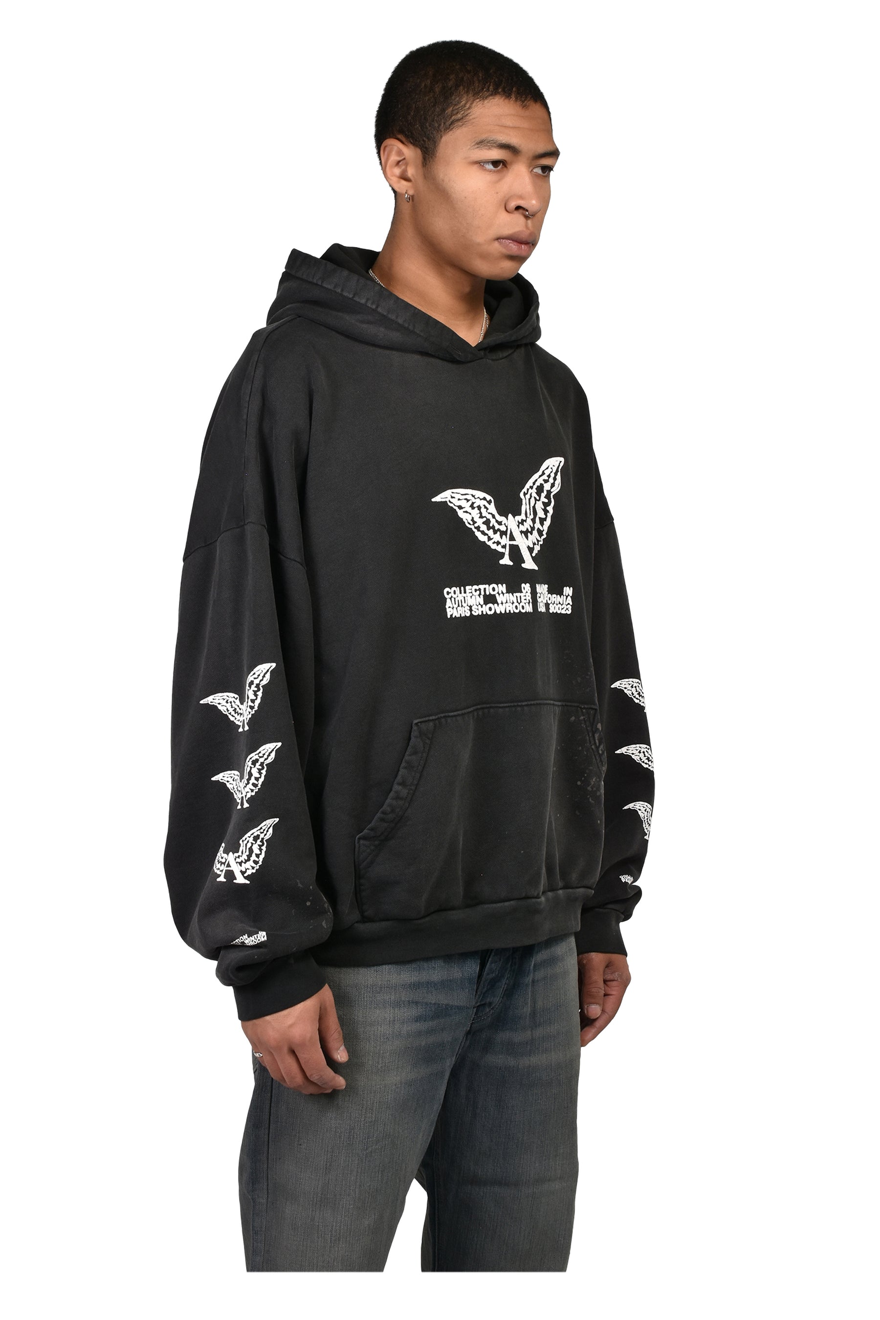 SHOWROOM HOODIE / VINTAGE BLK