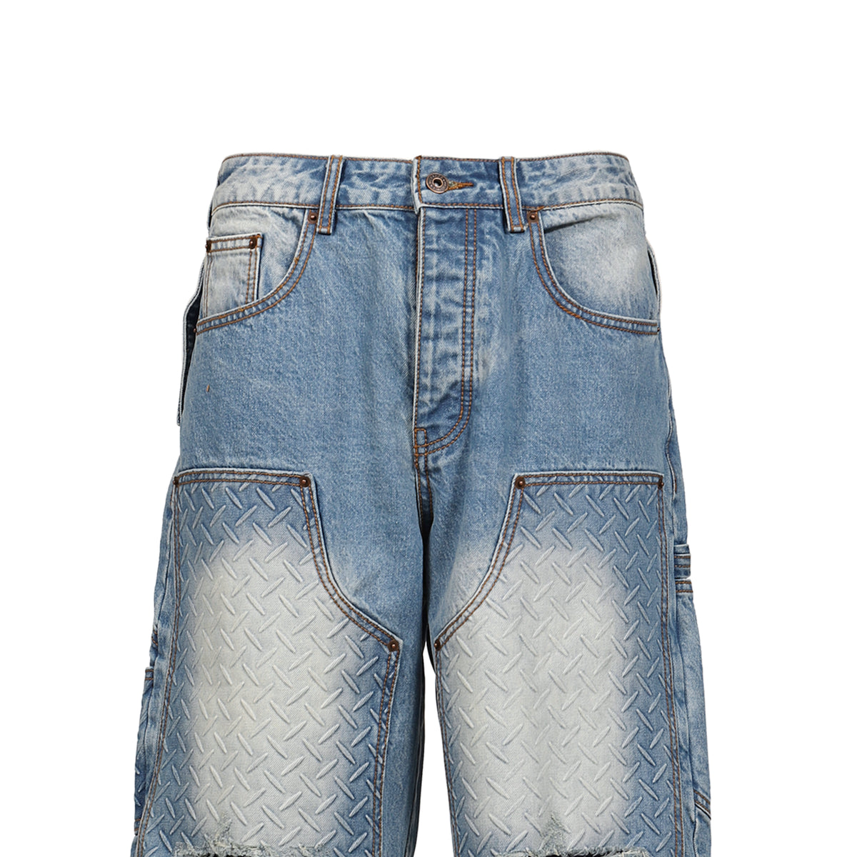 MLVINCE メルヴィンス SS26 DOUBLE KNEE HOLSTER SHORTS / INDIGO