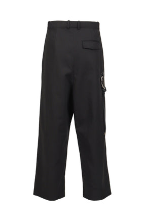 LOW CROTCH TROUSERS AF / BLK