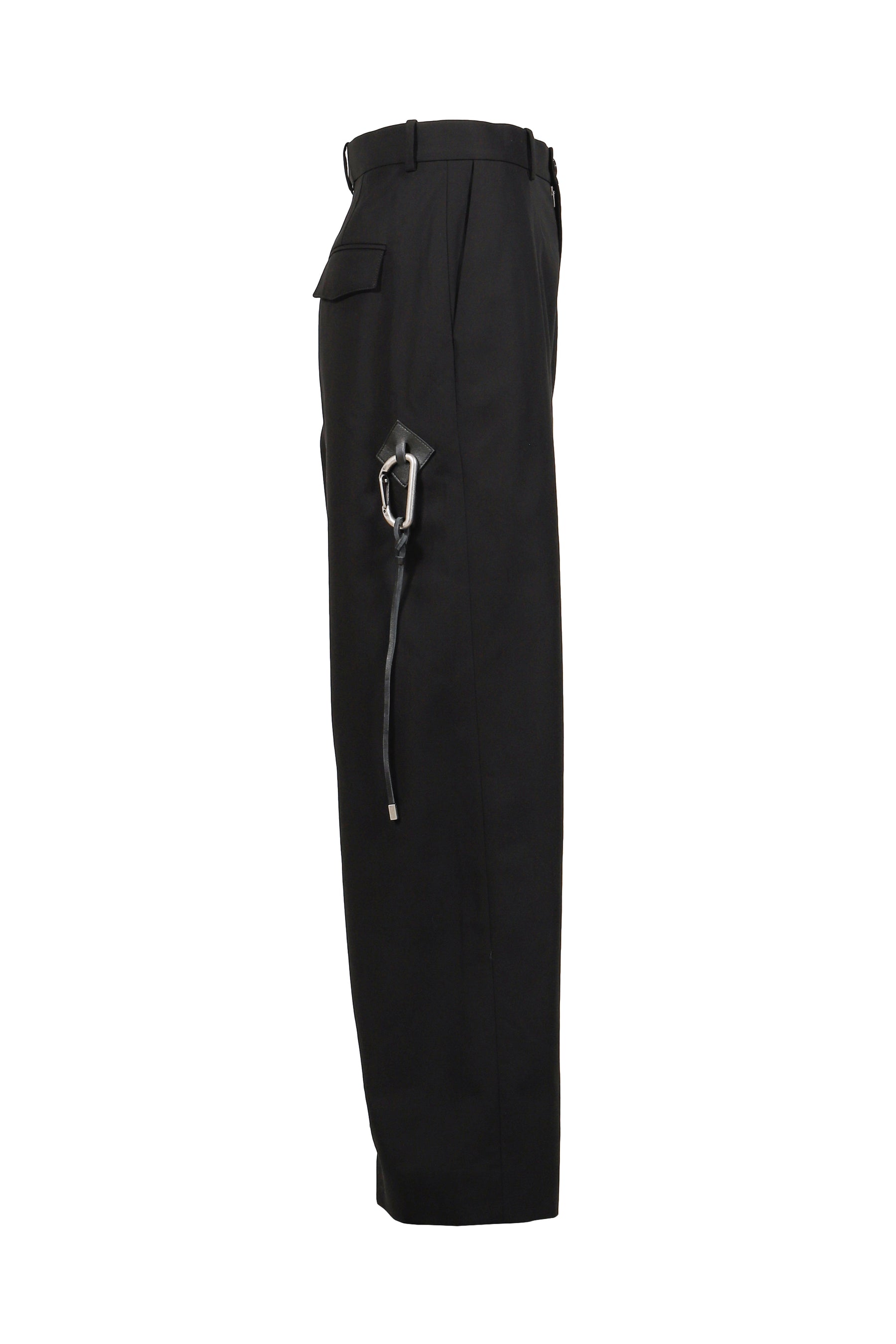 LOW CROTCH TROUSERS AF / BLK