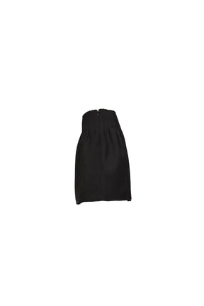LOW-WAIST PLEATED SKIRT / NVY