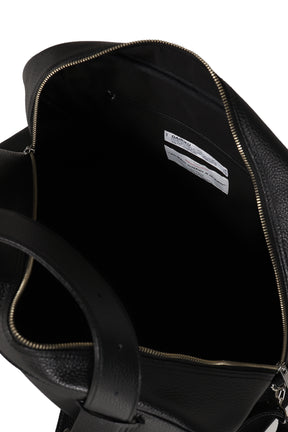 "D"BUCKLE VELT BOSTON BAG / BLK 