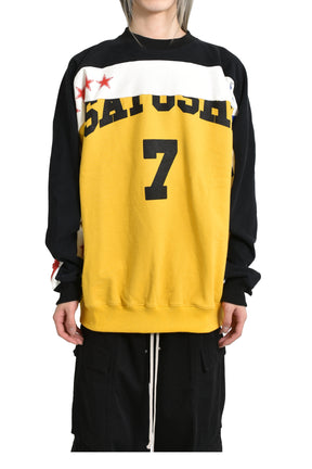 TEAM SATOSHI CREWNECK / YEL/BLK