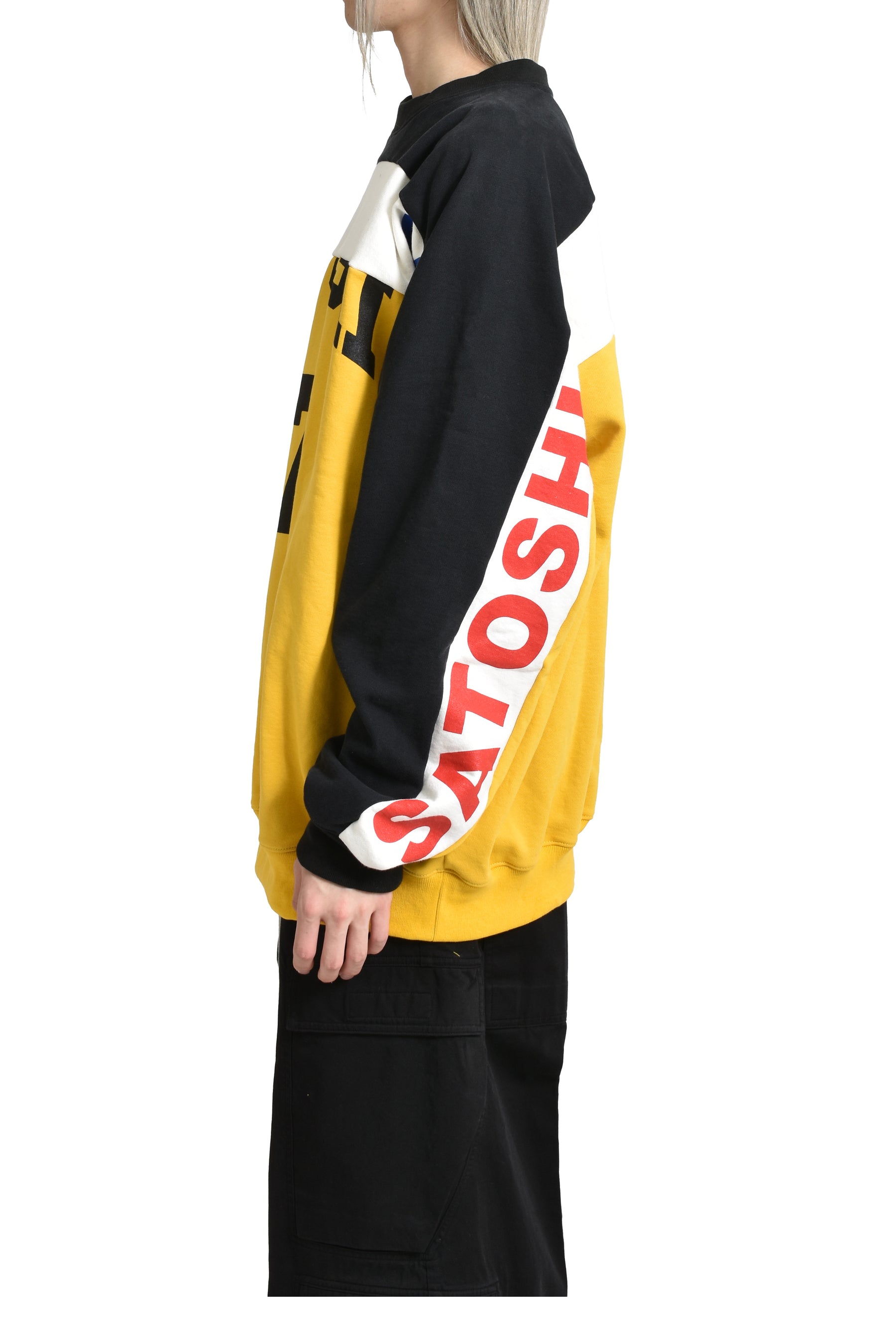 TEAM SATOSHI CREWNECK / YEL/BLK