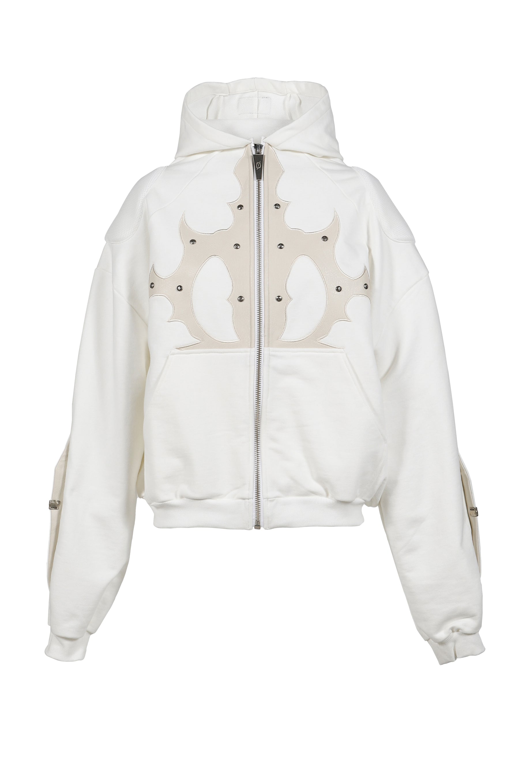 PADDED HOODIE / WHT