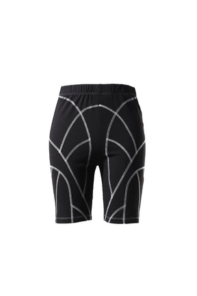 SPADIX BIKER SHORTS / BLK