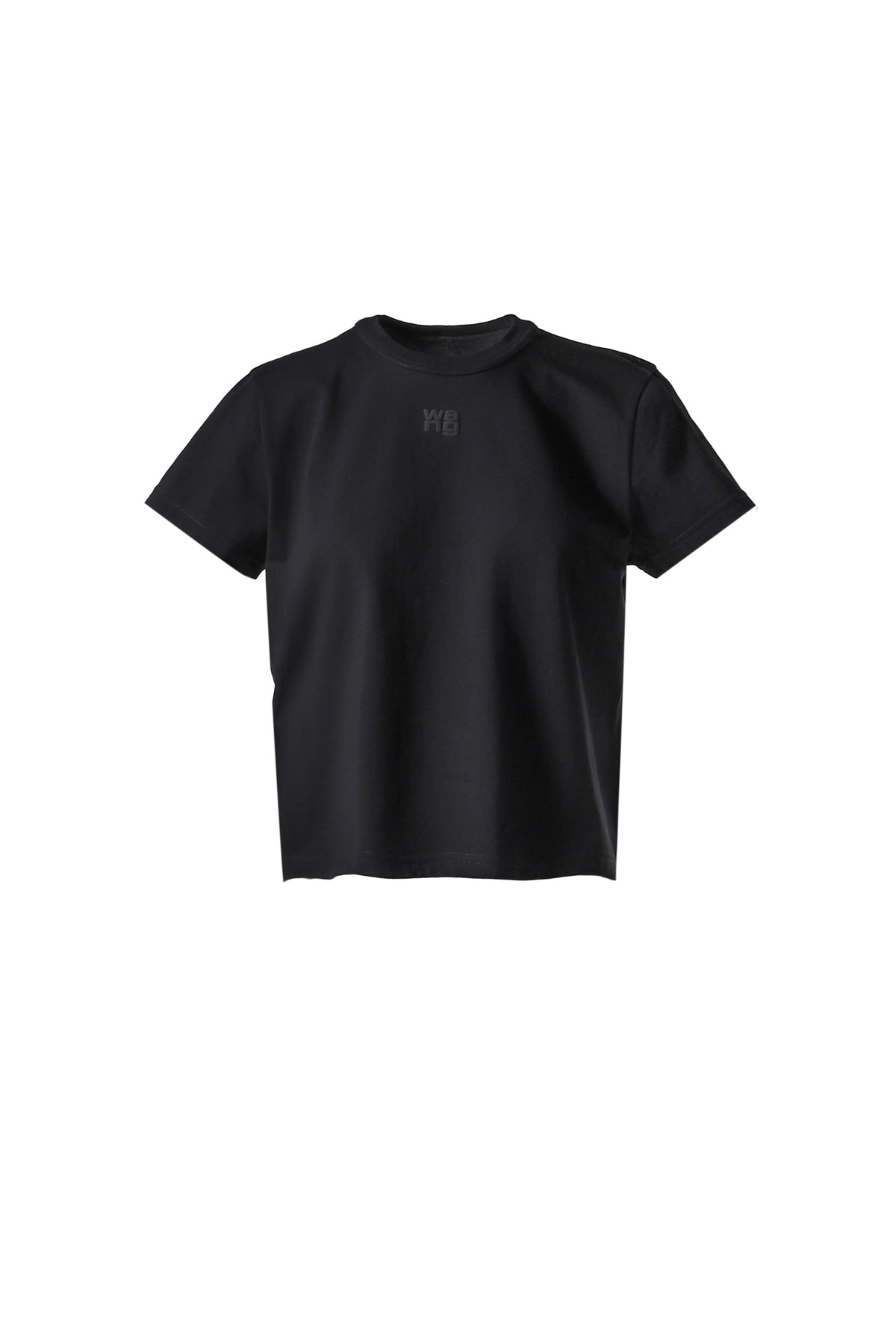 ESSENTIAL JSY SHRUNKEN TEE W/PUFF LOGO / BLK