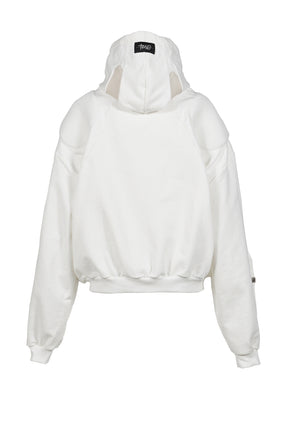 PADDED HOODIE / WHT