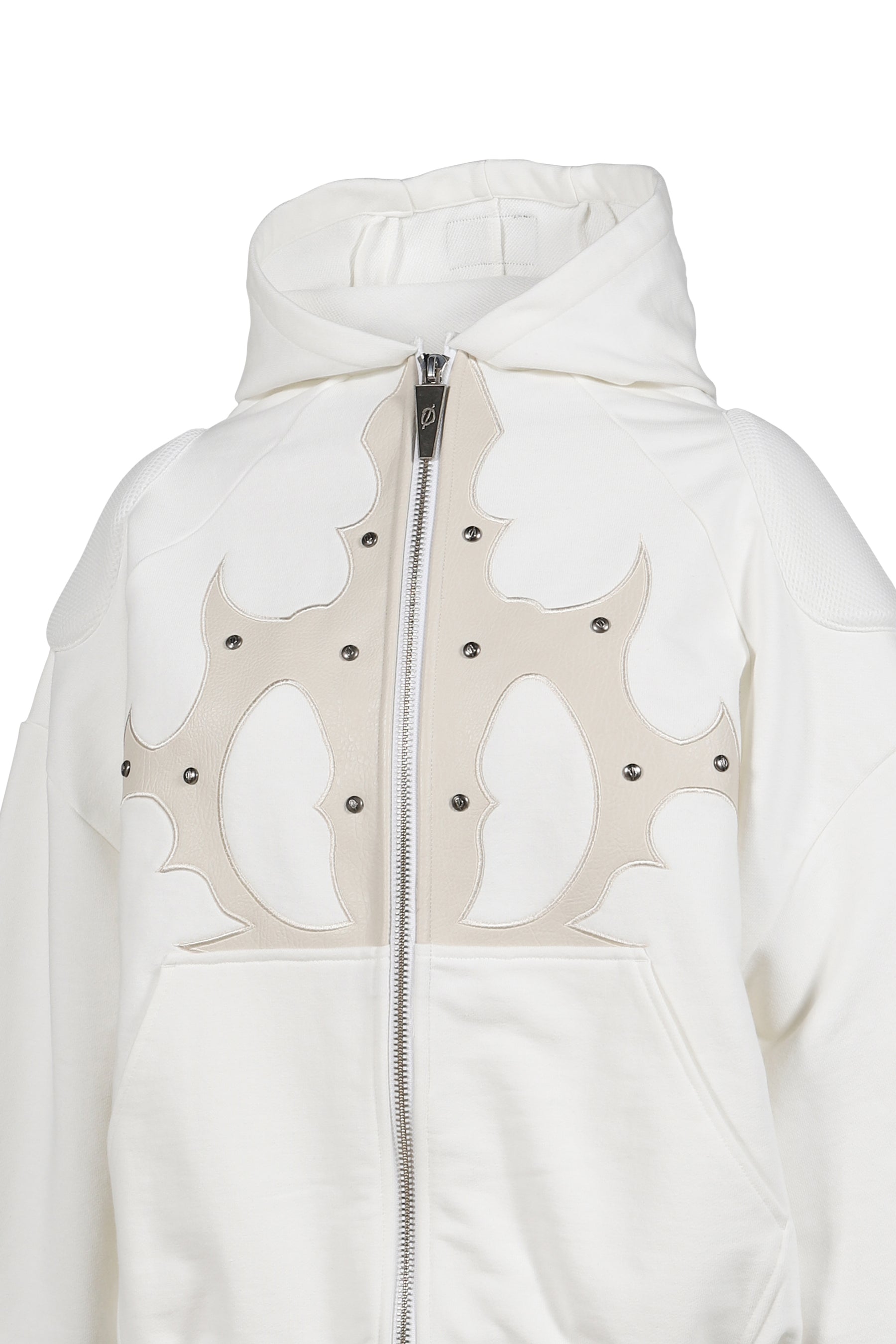 PADDED HOODIE / WHT
