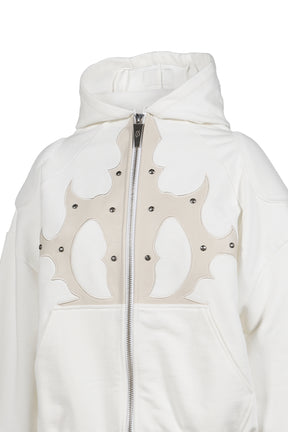 PADDED HOODIE / WHT