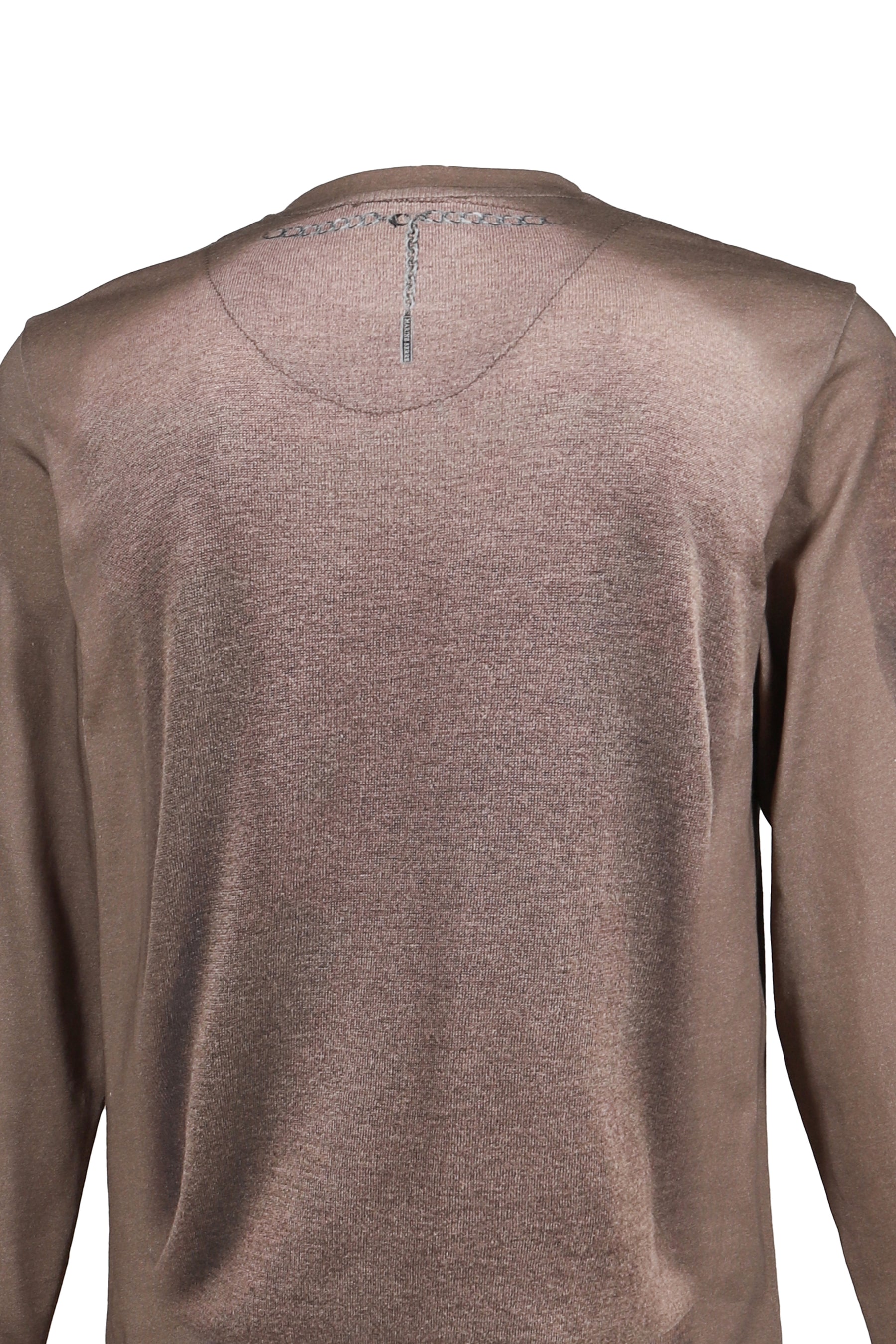 TROMPE-L'OEIL KNIT JERSEY LS T-SHIRT / BEI