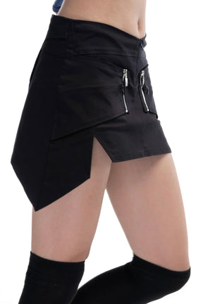 INNER:X MINI SKIRT / BLK