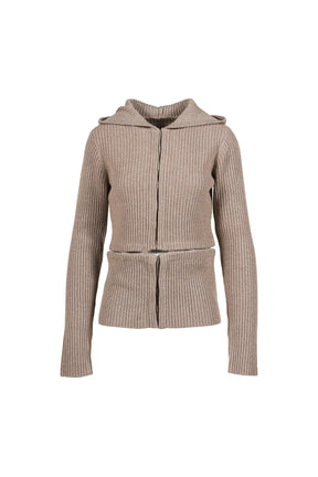 REFRACTA CARDIGAN  / DARK STONE