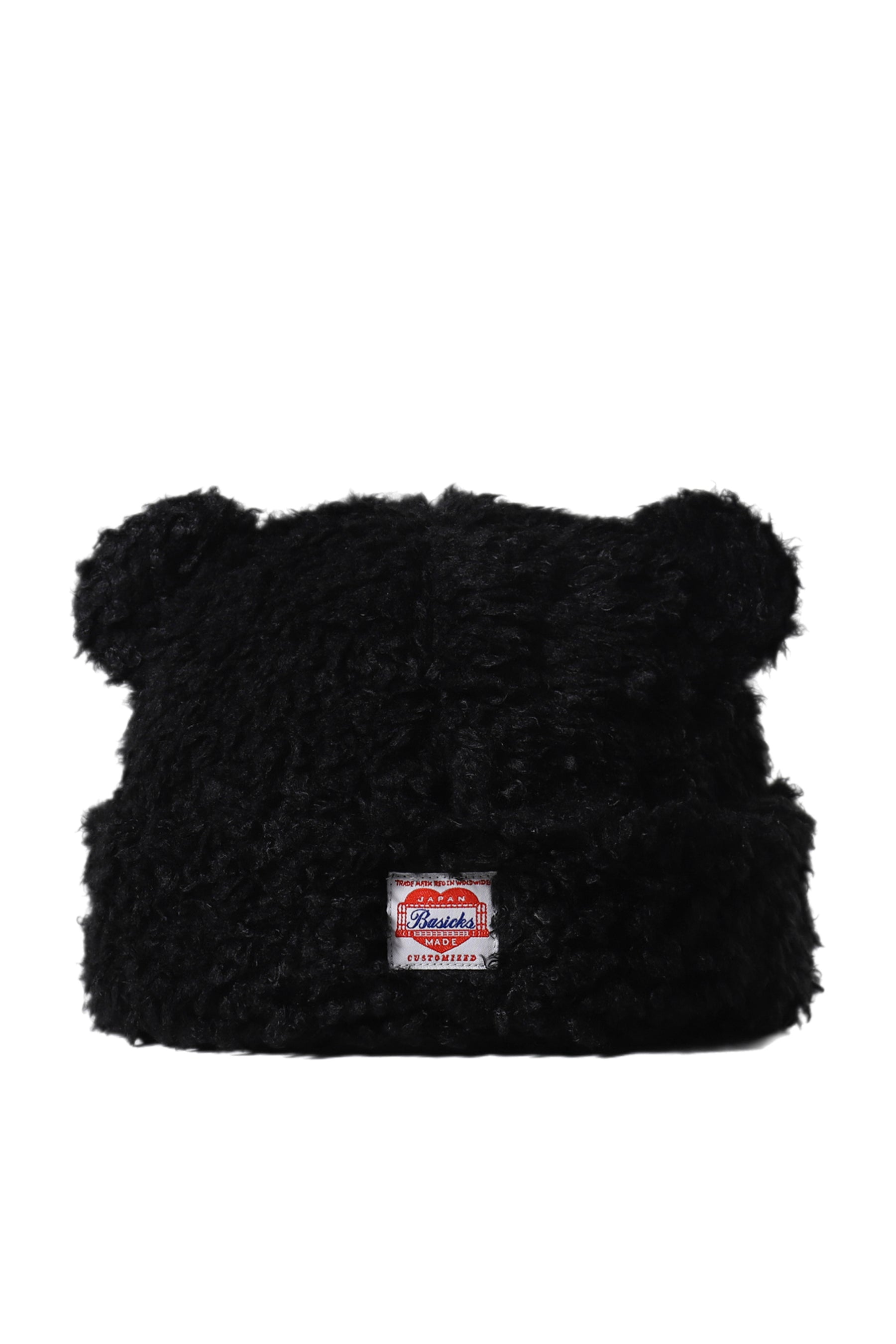 BEAR BEANIE / BLACK