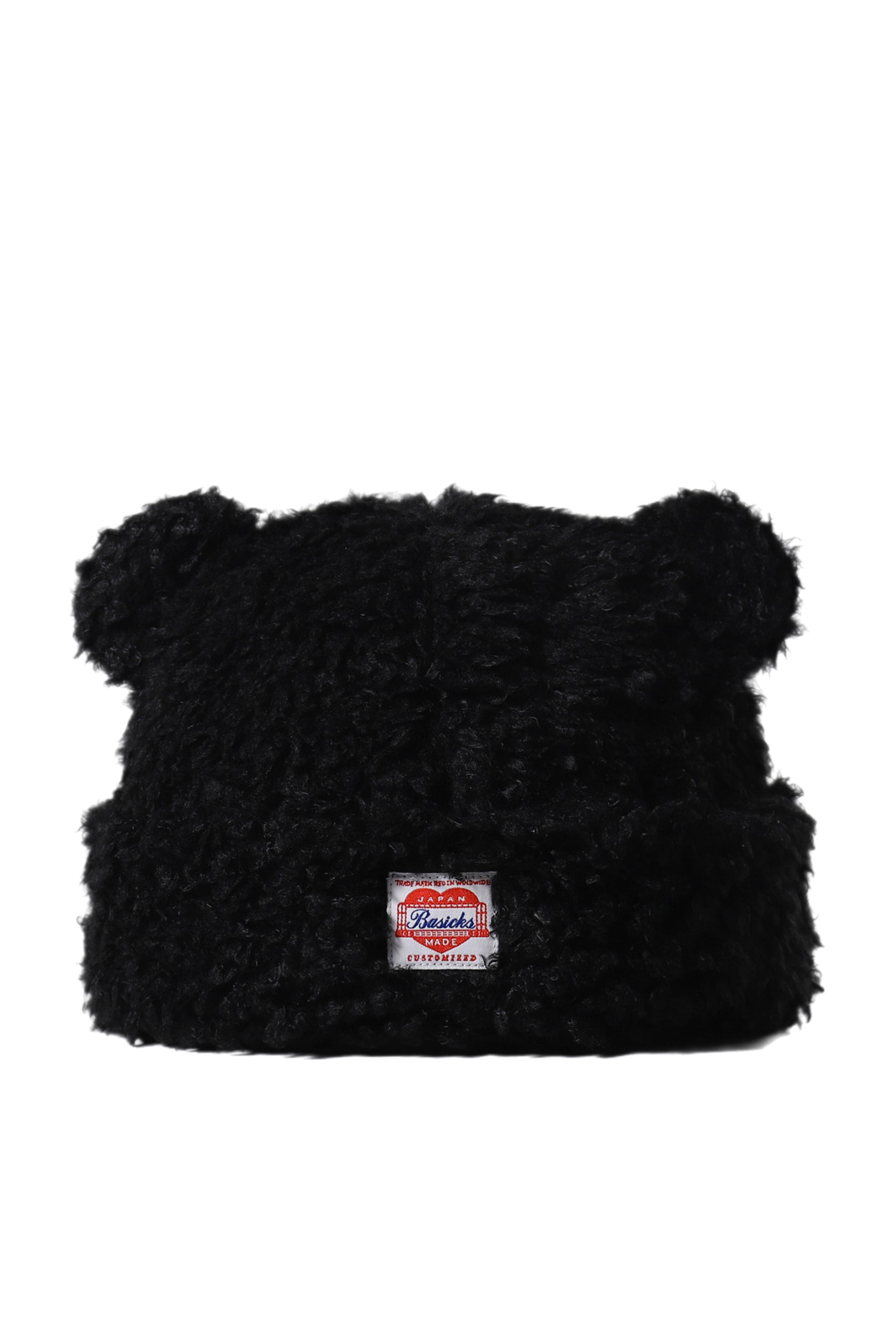 BASICKS BEAR BEANIE / BLK