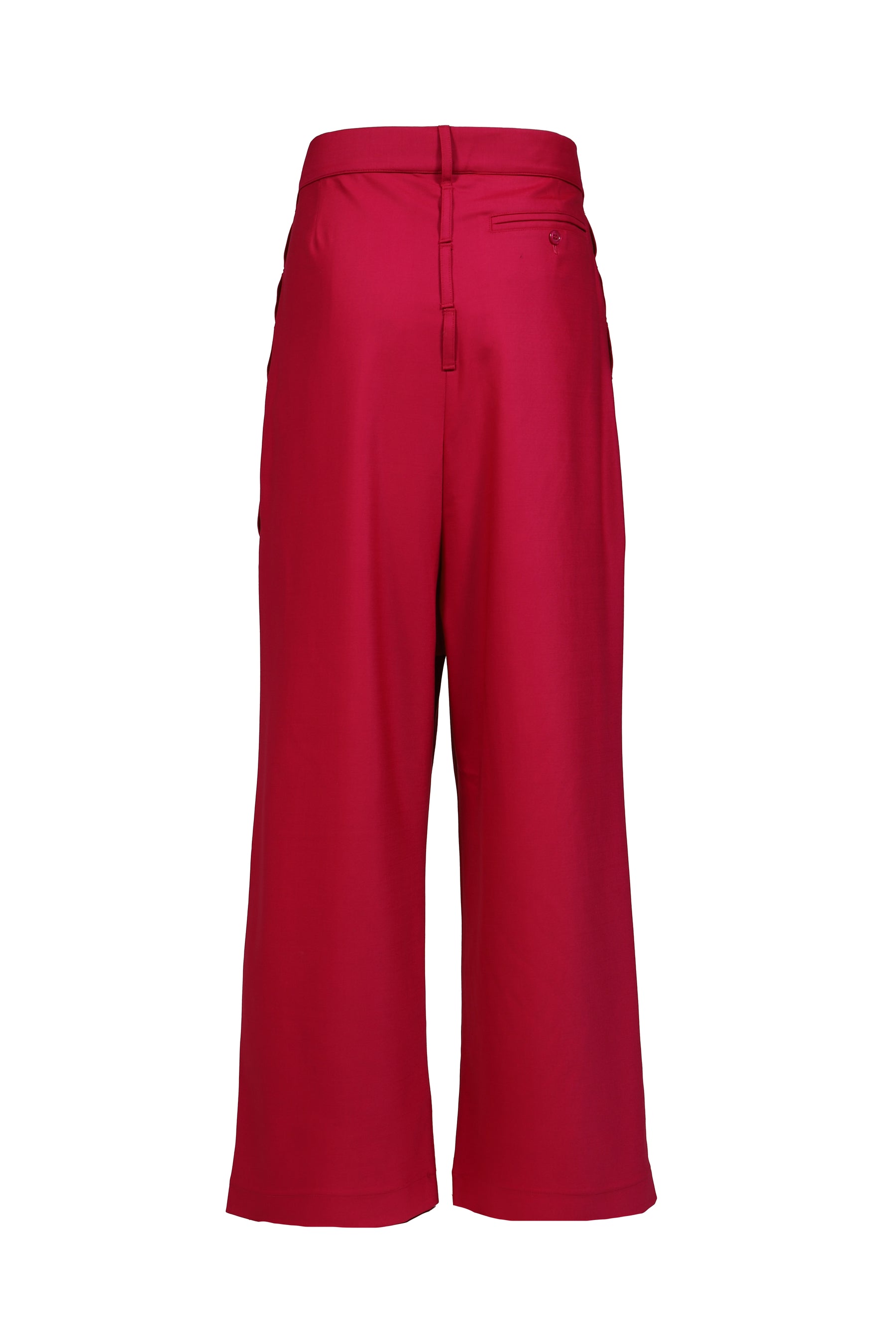4 WAIST TAILORED TROUSERS / FUCHSIA