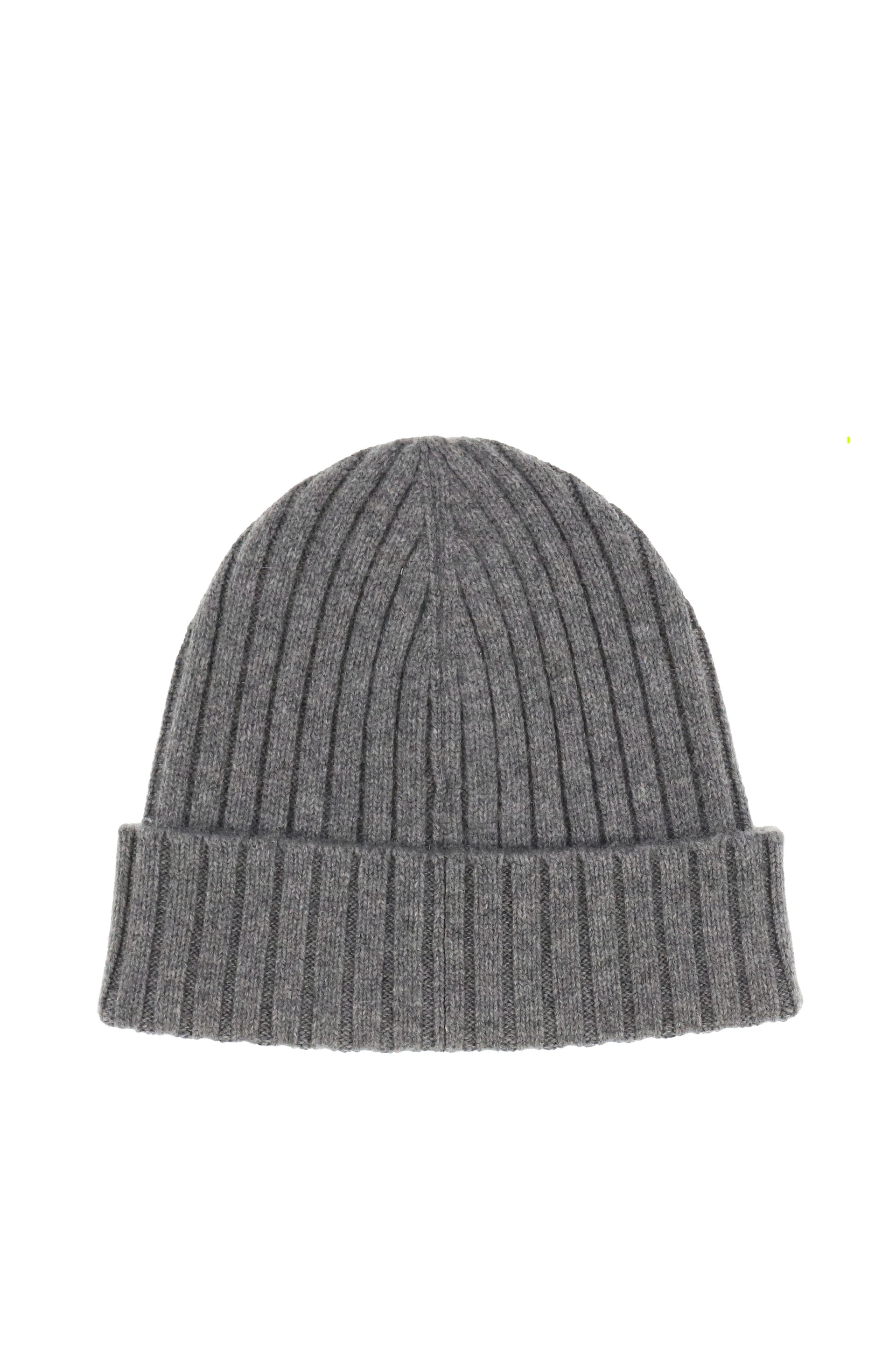 HERITAGE YANKEES SERIF CASHMERE BEANIE / DARK GRY