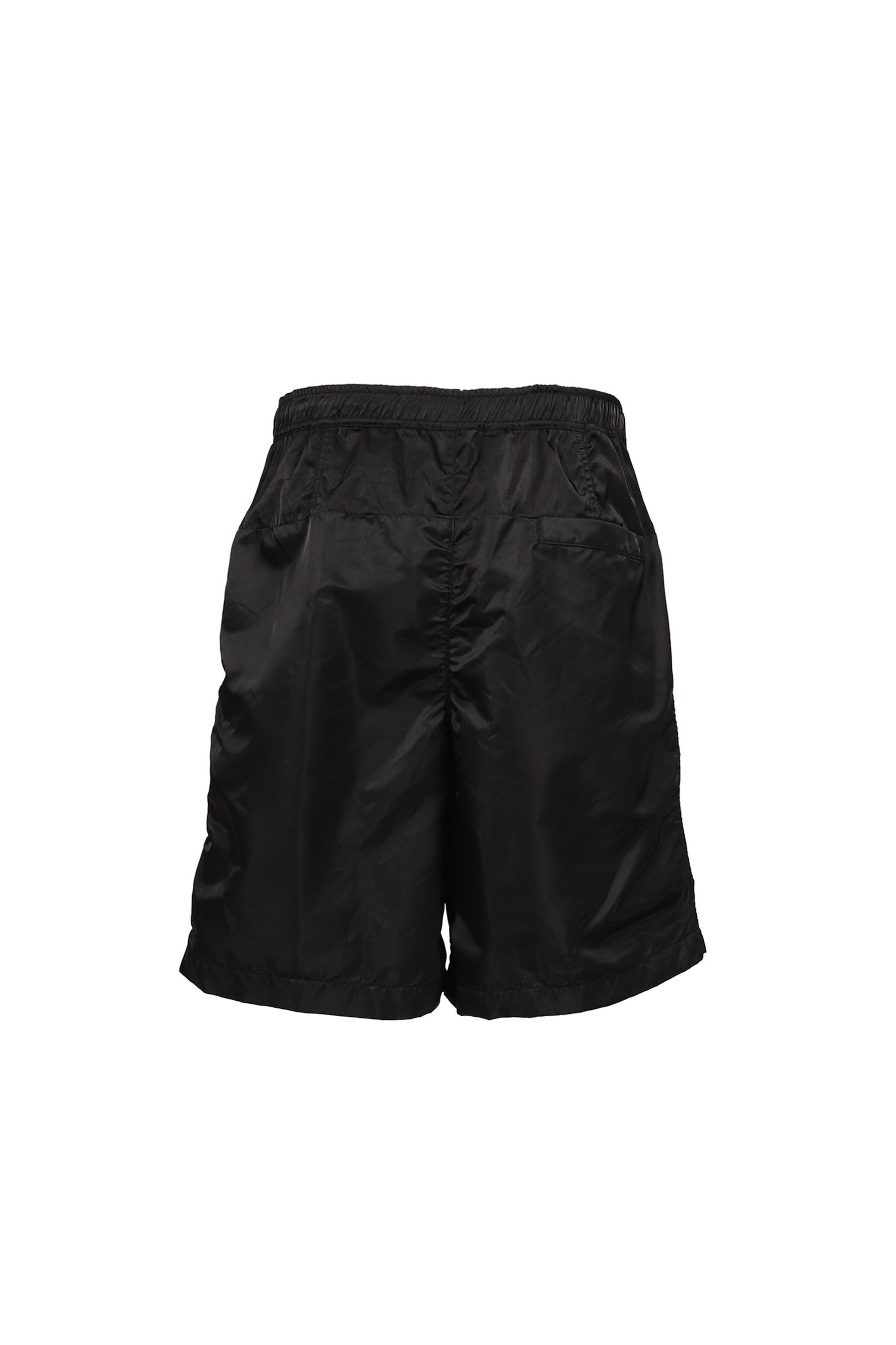 NYLON TWILL SHORTS / BLK