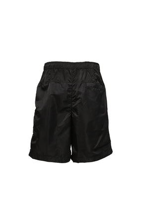 NYLON TWILL SHORTS / BLK
