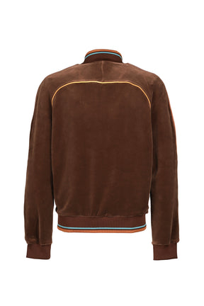 VELOUR TRACK JACKET / BRW