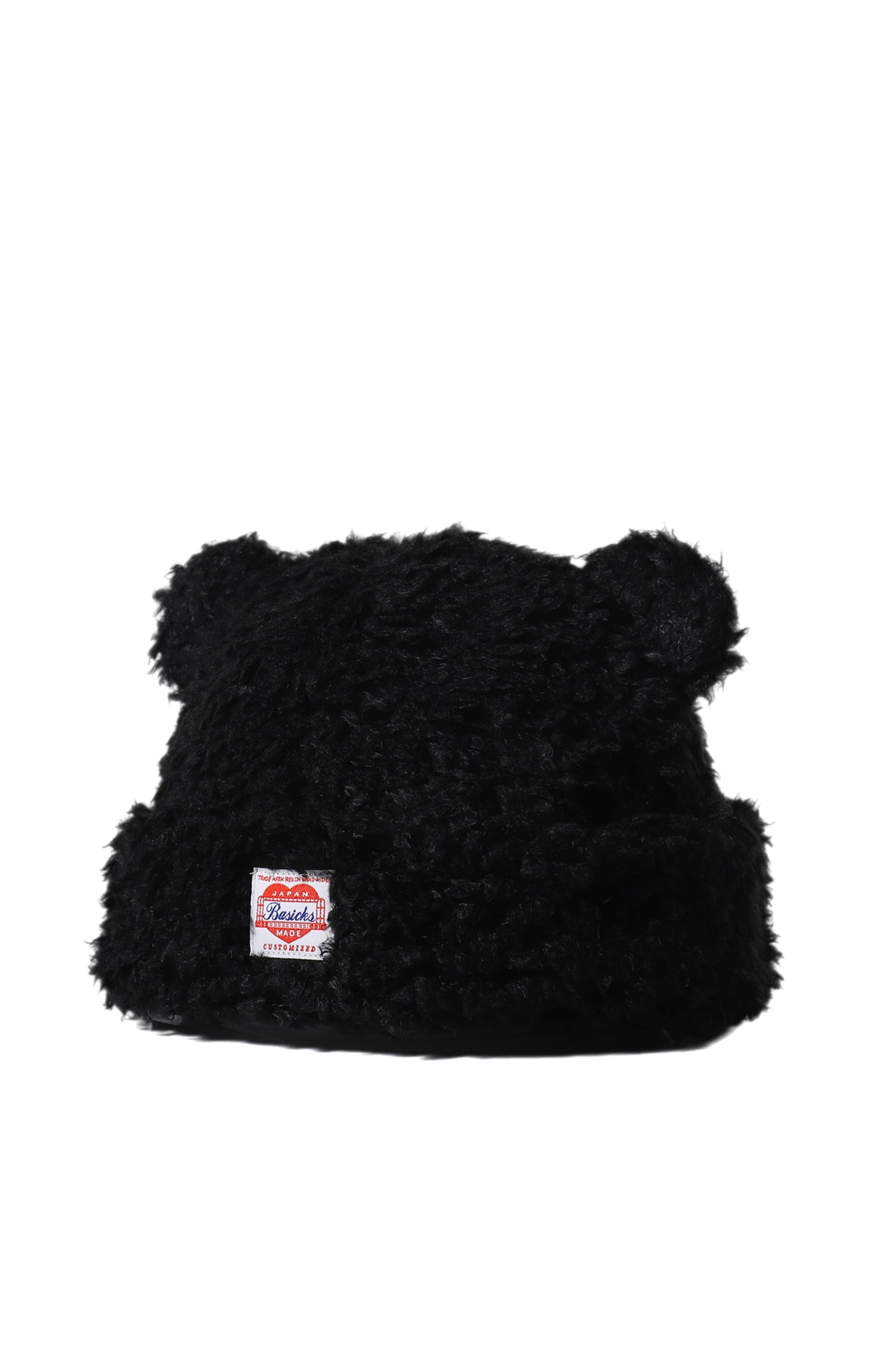 BEAR BEANIE / BLACK