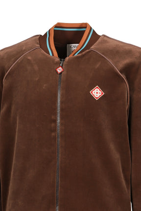 VELOUR TRACK JACKET / BRW