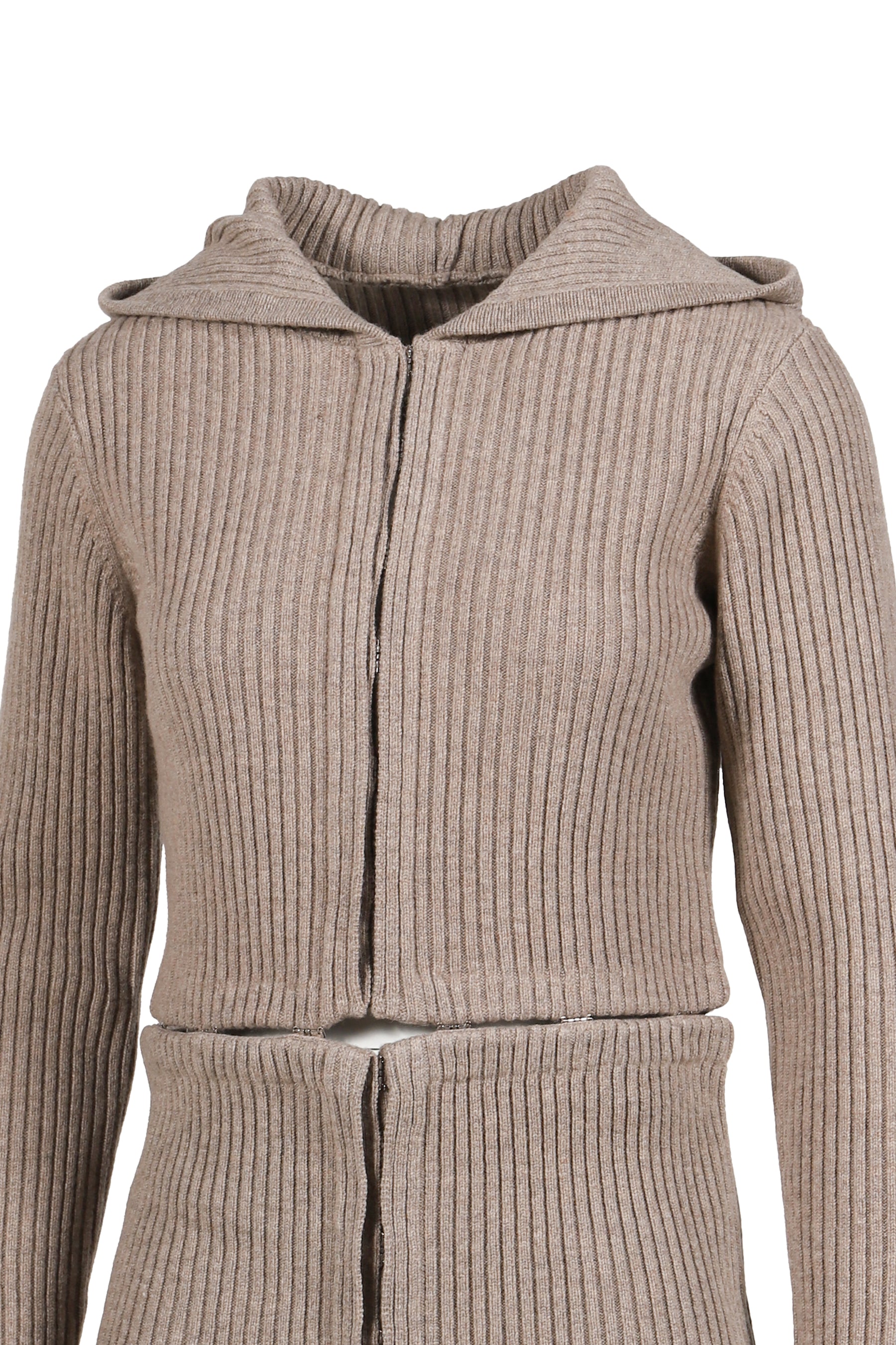 REFRACTA CARDIGAN  / DARK STONE