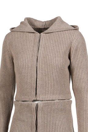 REFRACTA CARDIGAN  / DARK STONE