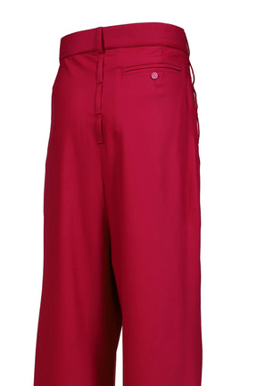 4 WAIST TAILORED TROUSERS / FUCHSIA