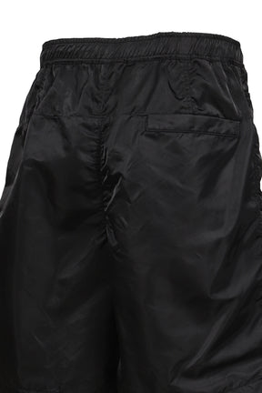 NYLON TWILL SHORTS / BLK