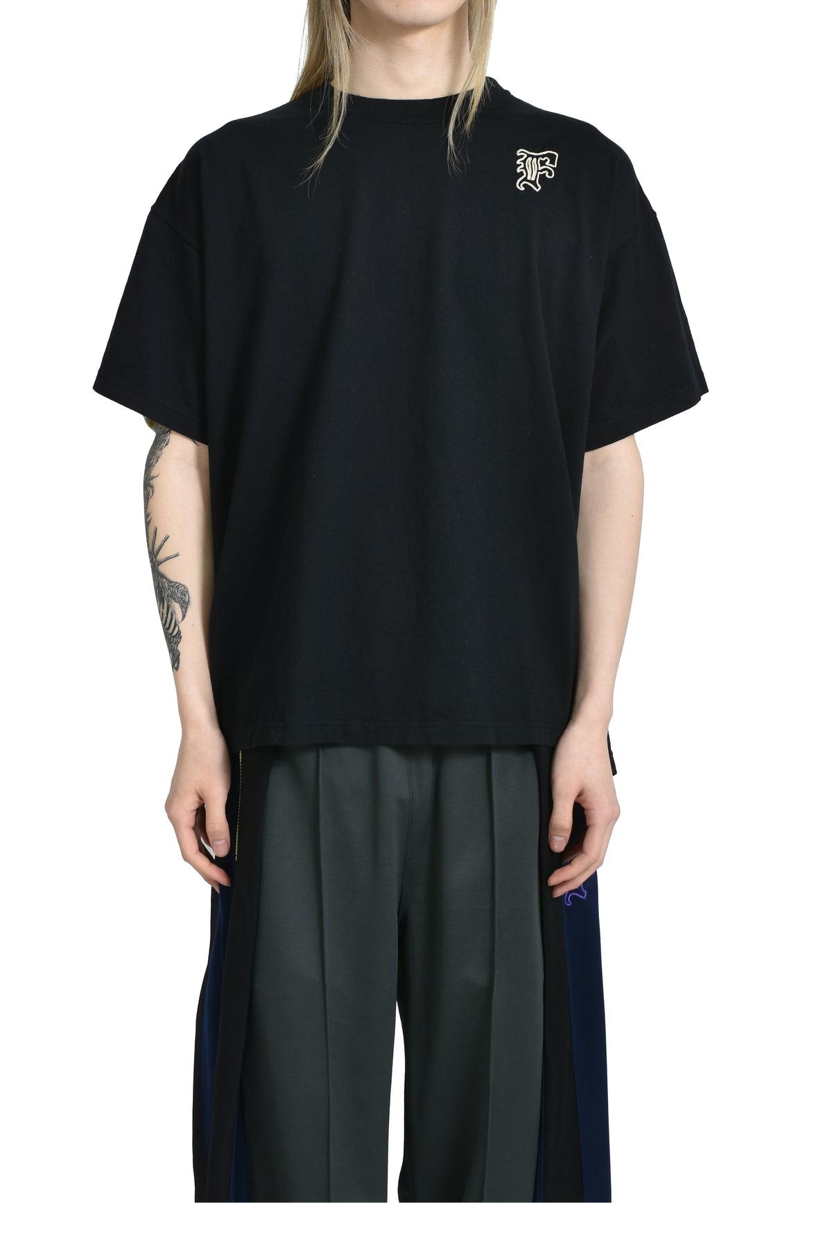 RIB BIG TEE / BLK