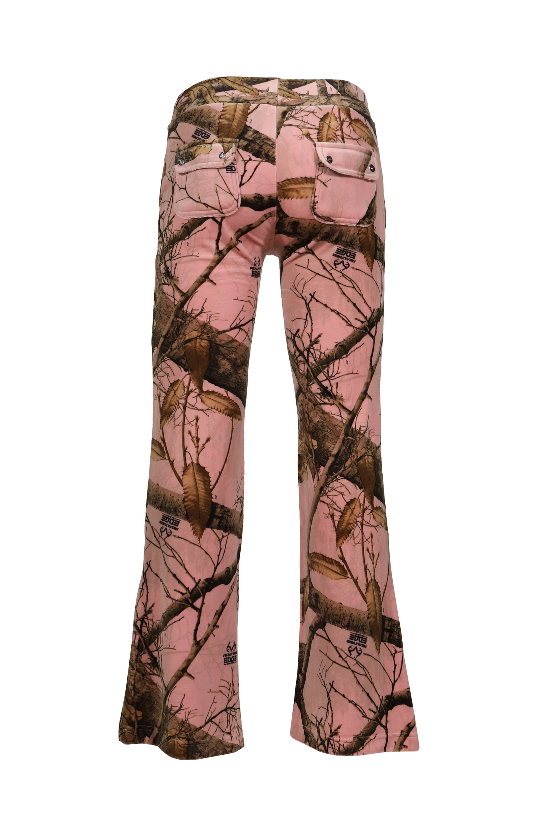 REALTREE VELOR LAYLA TRACK PANTS (WOMEN'S) / PINK EDGE 