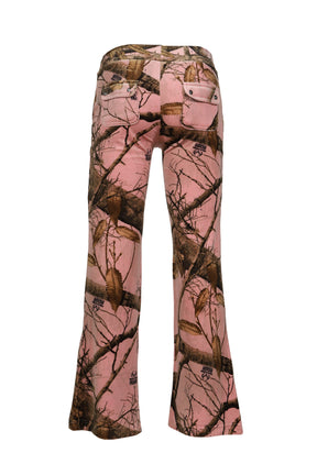 REALTREE VELOR LAYLA TRACK PANTS (WOMEN'S) / PINK EDGE 