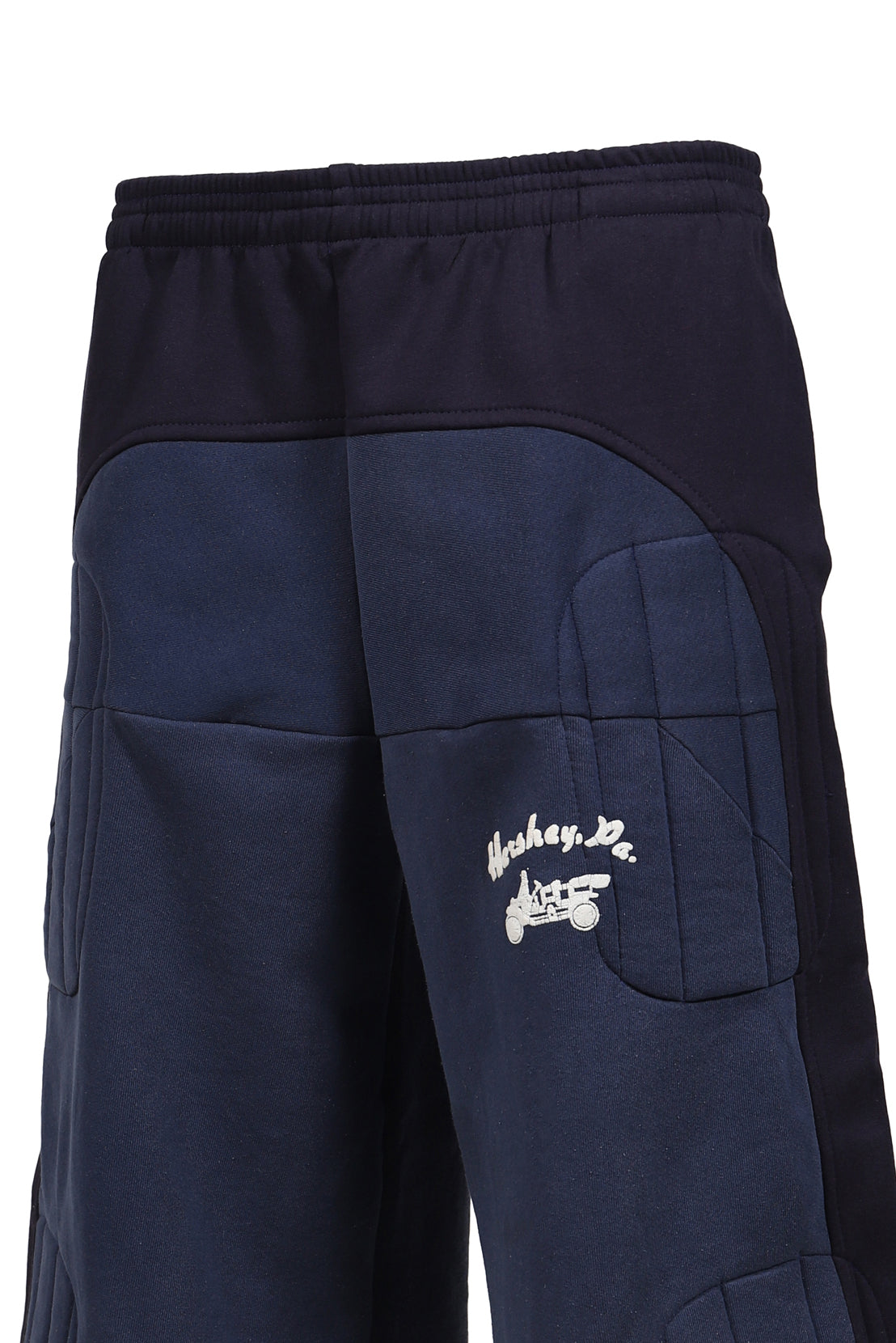 PADDED SWEAT SHORTS / NVY
