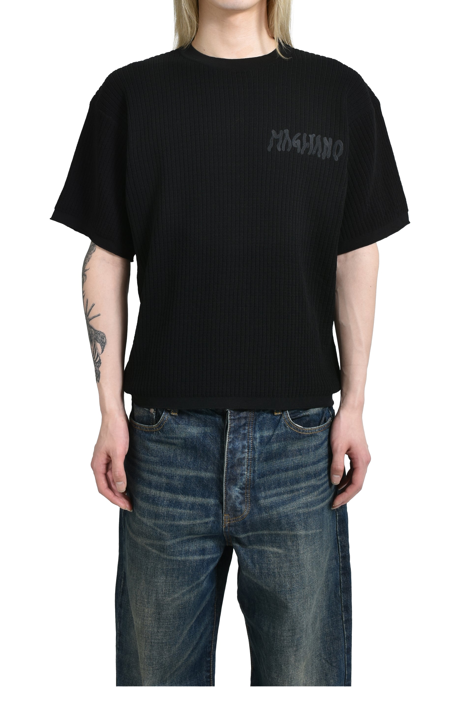 Magliano WAFFLE TEE / BLK