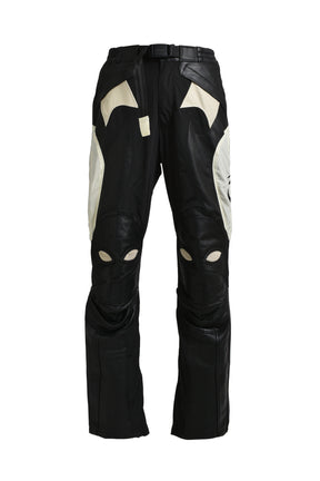 RIDER LEATHER PANTS / BLK