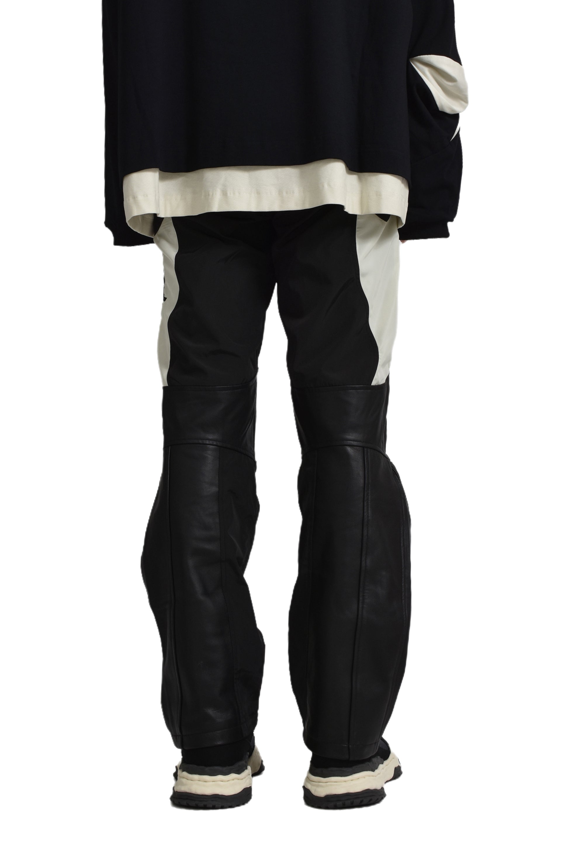 KUSIKOHC RIDER LEATHER PANTS / BLK