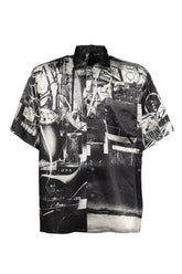 THE HOUSE OF COSMIC HORROR PAINTING SHIRT / BLK