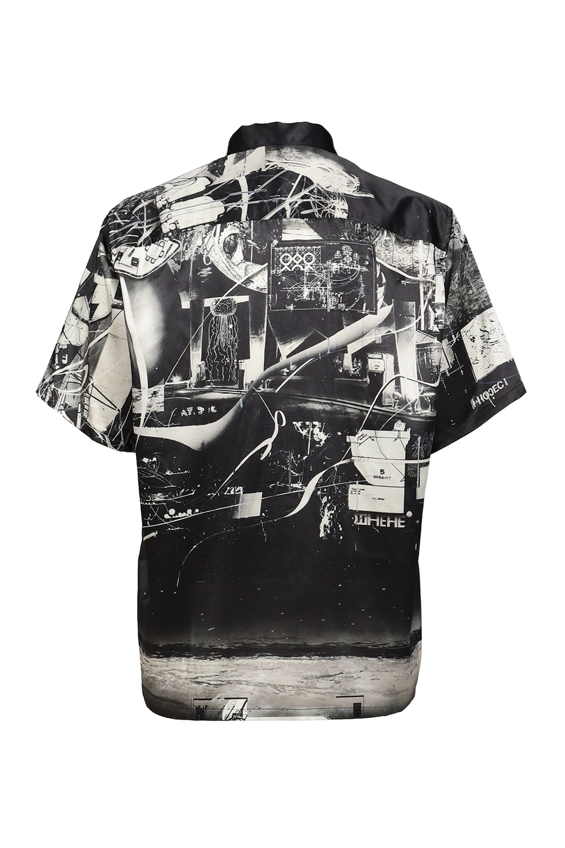 THE HOUSE OF COSMIC HORROR PAINTING SHIRT / BLK