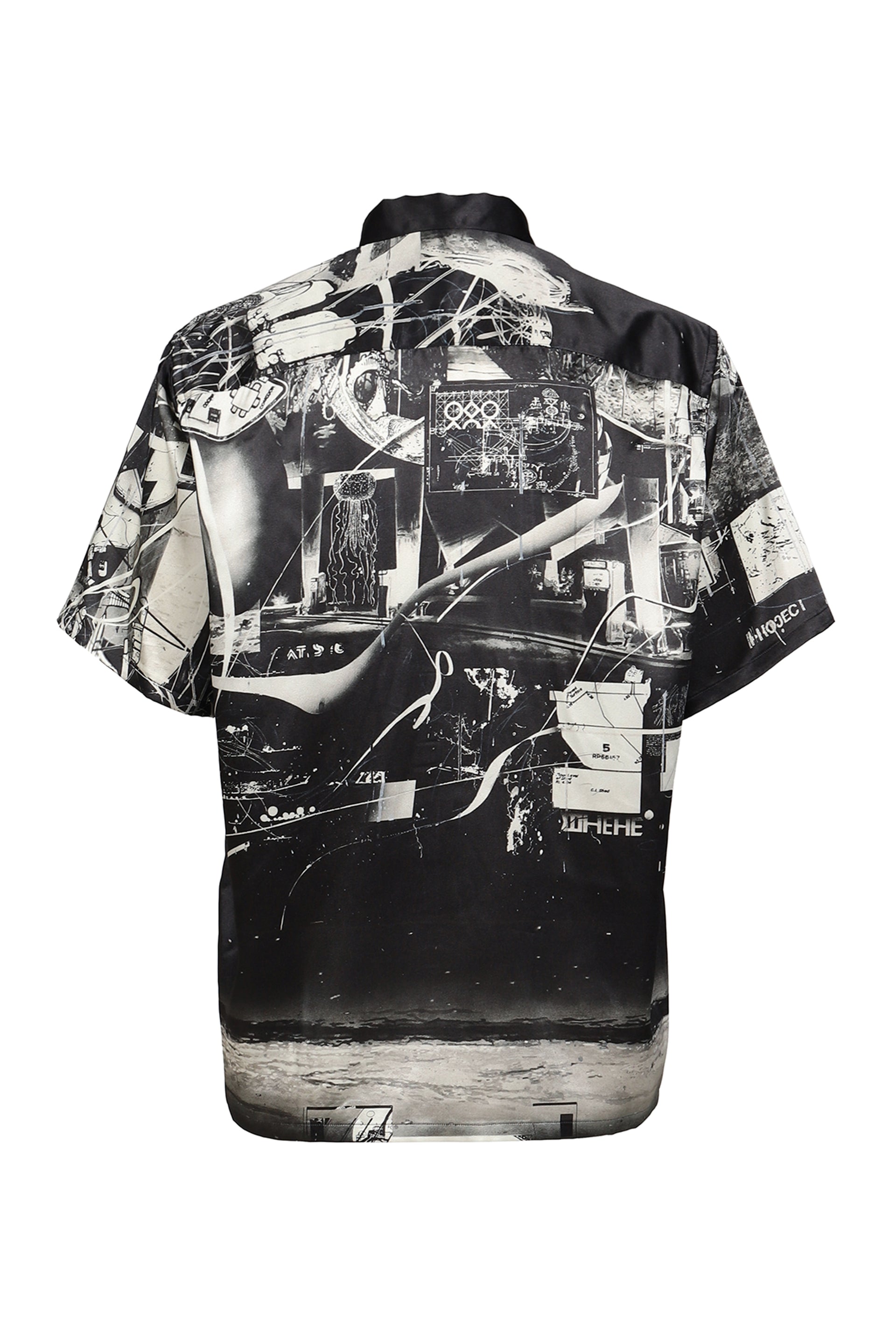 THE HOUSE OF COSMIC HORROR PAINTING SHIRT / BLK