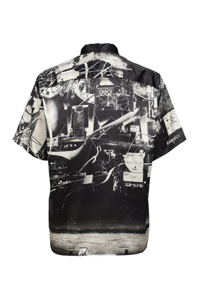 THE HOUSE OF COSMIC HORROR PAINTING SHIRT / BLK