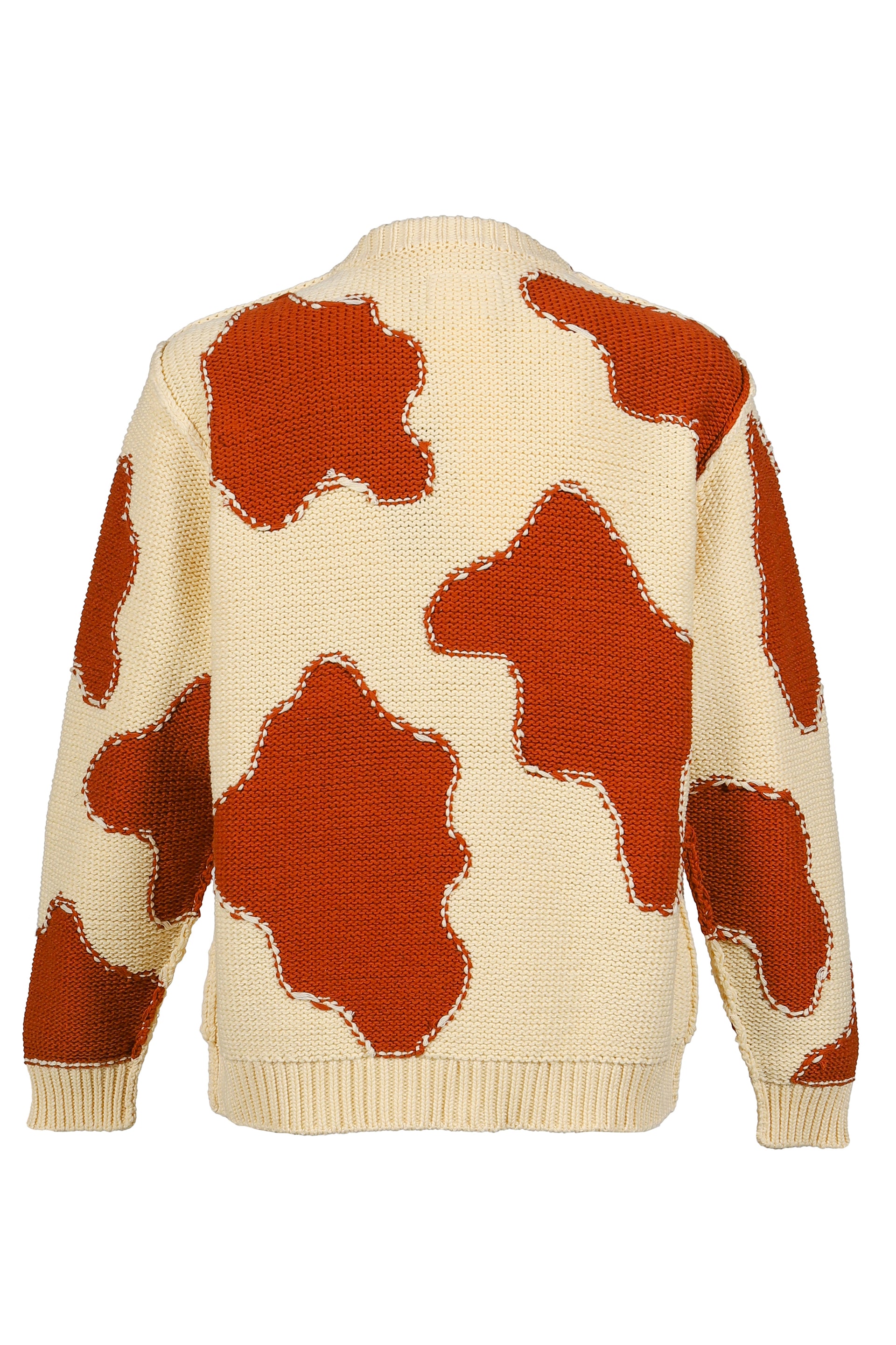 ACTING COW KNIT PULLOVER / WHT