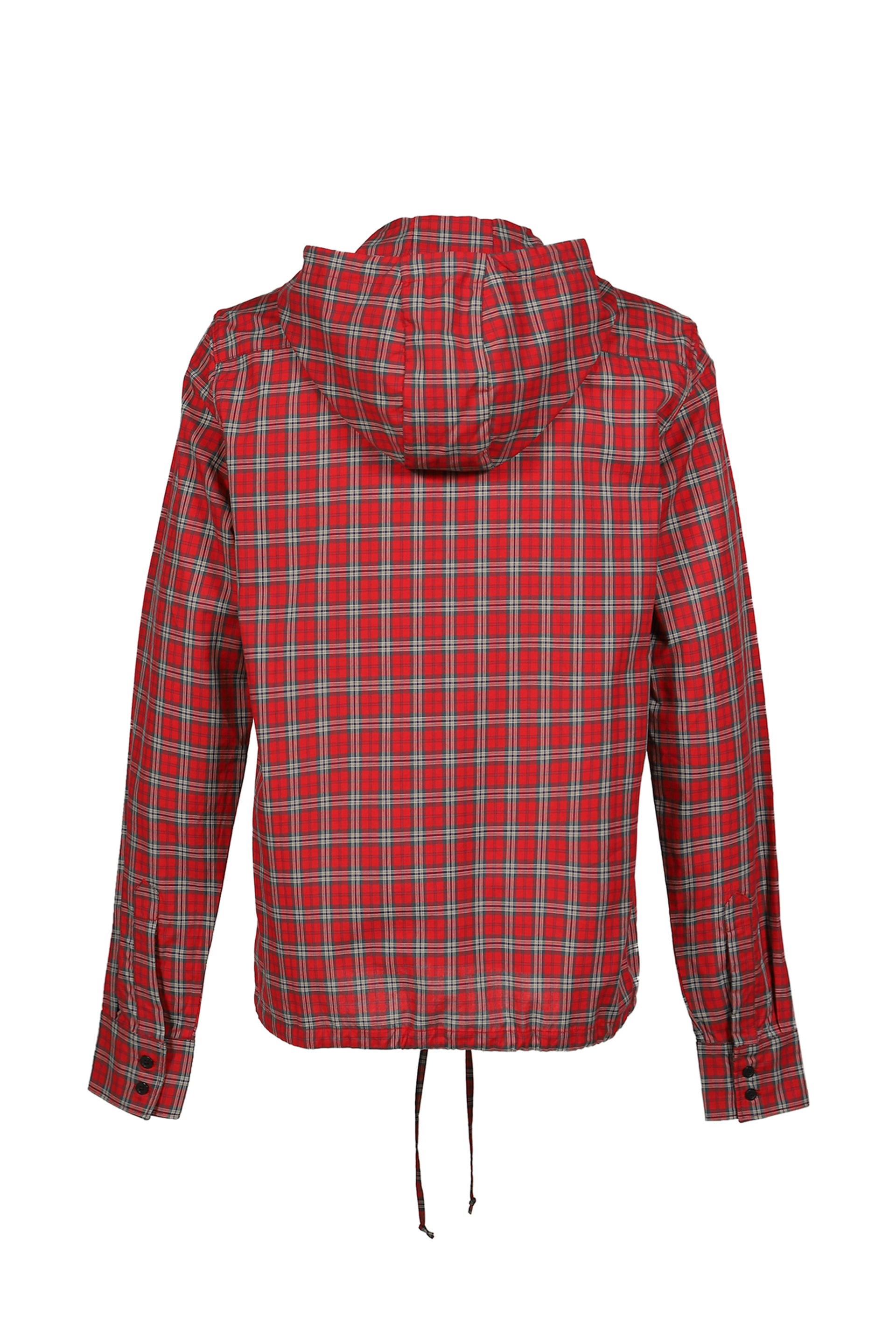 HOODED SHIRT / RED