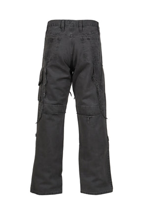 CARGO PANTS SCRAP / WORN BLACK 