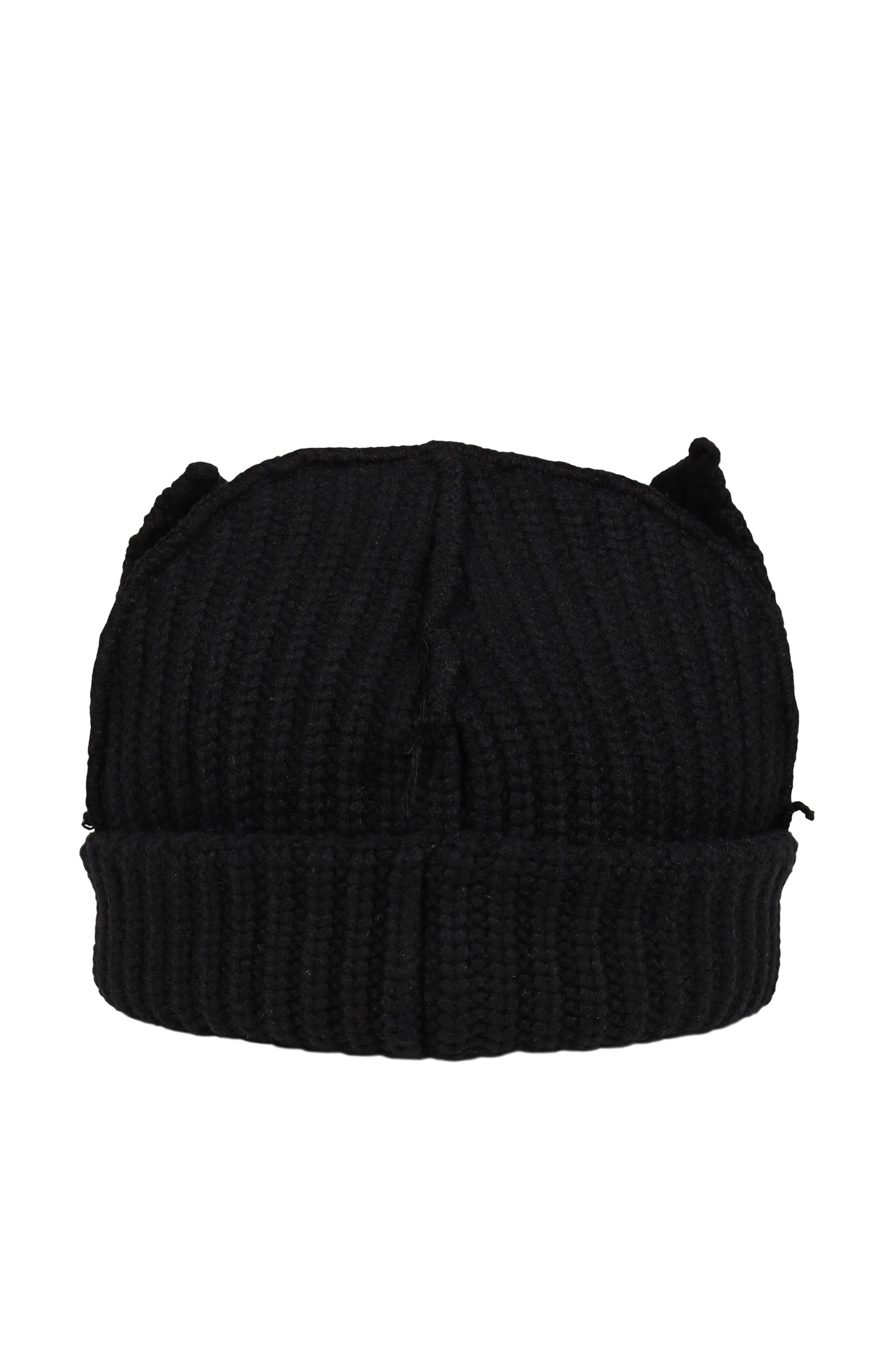 CHUNKY EARS BEANIE / BLK